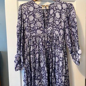 Daughters of India Kyra Mini Dress--Blue Iris!!